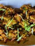 Leftover cabbage and methi pakoda