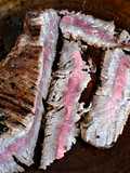Flank Steak ย่างเตาหินภูเขาไฟ