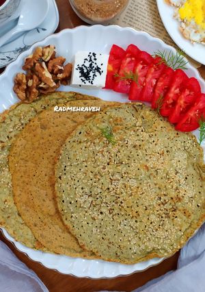 عکسی از دستور نان رژیمی عدس(نان پروتئینی)