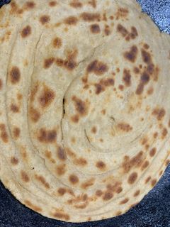 A picture of Lachha paratha.