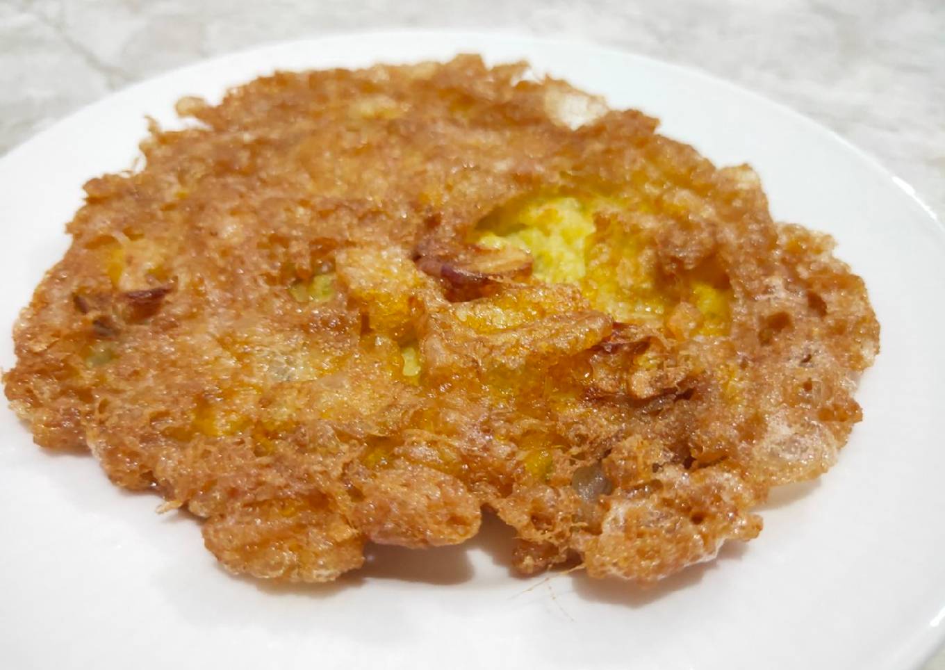 Talua barendo crispy ala RM Padang