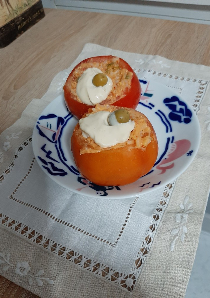 Una foto de Tomates rellenos