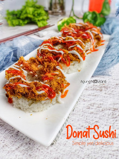 Foto resep Donut sushi