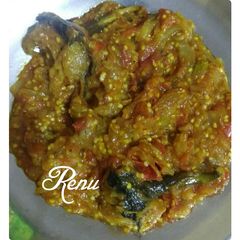 A picture of Baingan Bharta.