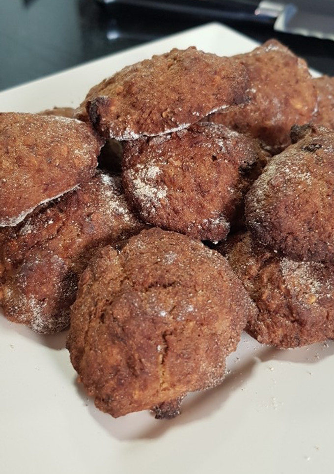 Una foto de Galletas de plátano y avena