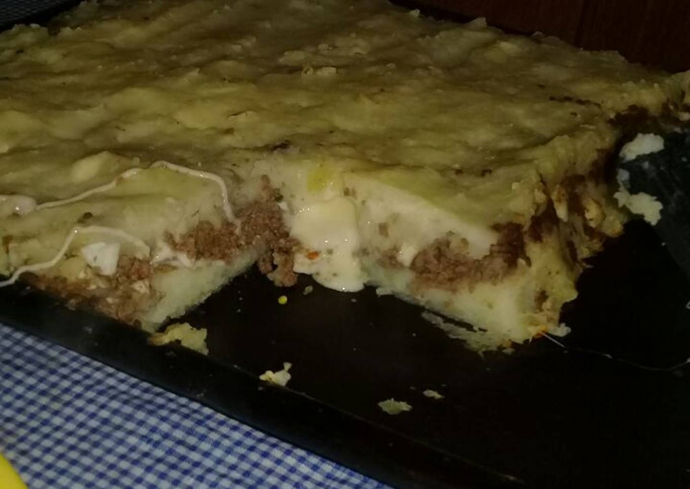 Pastel de papa con carne molida