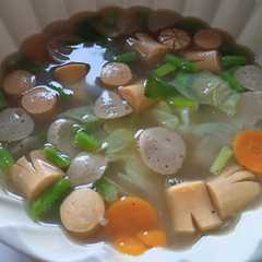 รูปของ Sup sayur sosis