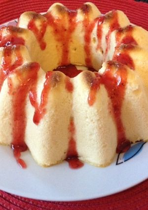 Foto principal de Tarta de requesón y manzana 
