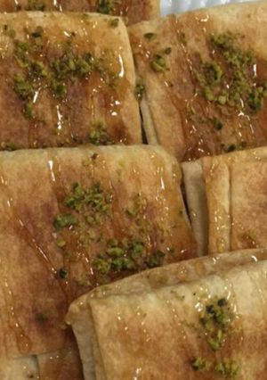 صورة لوصفة حلى السمبوسة 😅😋