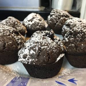 Cupcakes (o muffins???) veganos de chocolate