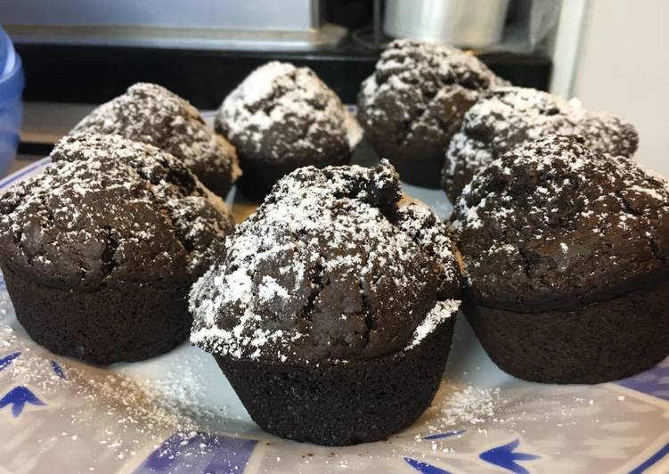 Cupcakes (o muffins???) veganos de chocolate