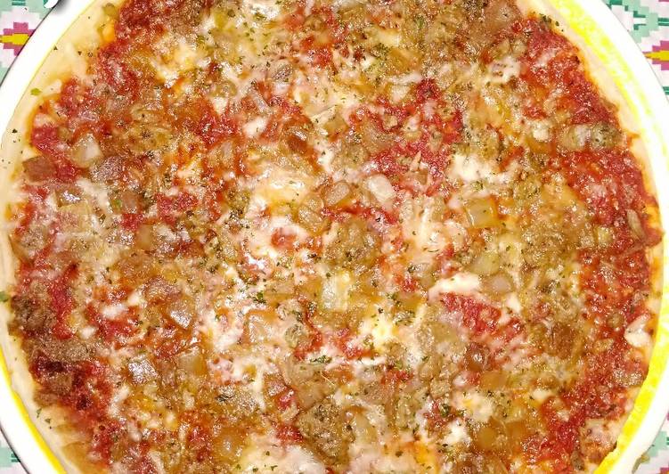Simple Way to Prepare Any-night-of-the-week Tuna pizza