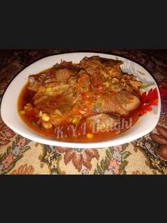 A picture of Chicken pepper soup.