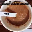 Mpasi 7m 4* beras merah kacang merah ikan tuna kabocha