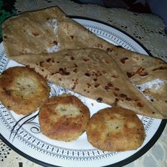 A picture of Chicken shami kabab.