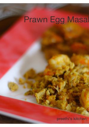 A picture of Prawn Egg Masala.