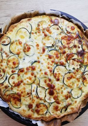 Une photo de Tarte à la courgette