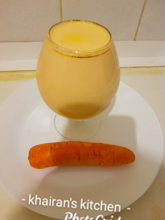 Carrot milkshakes ainihin hoton girkin