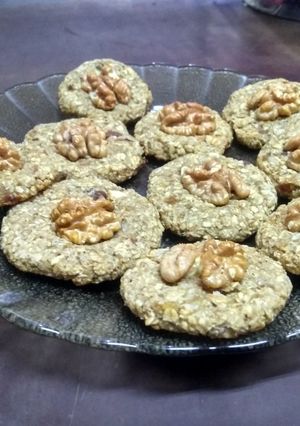Una foto de 🍌Galletas de avena, banana y dátiles 🍌veganas