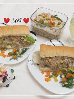 عکسی از دستور ساندویچ تن ماهی 😋