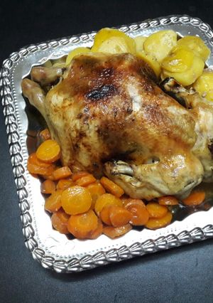 عکسی از دستور مرغ بریان 🍗🐔🐔