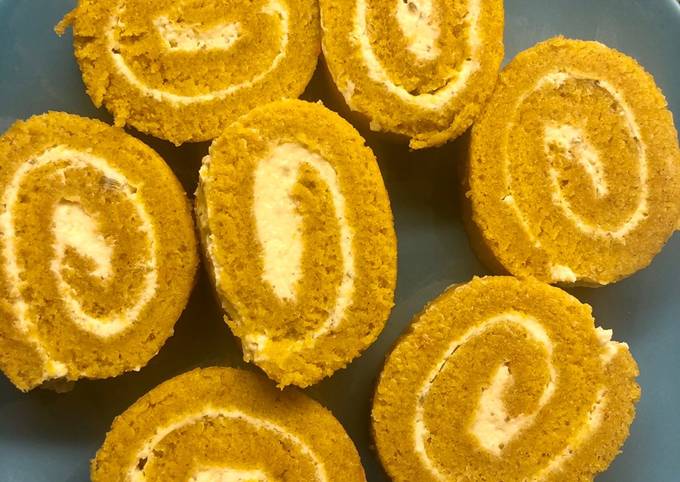 Pumpkin Cream cheese rolls