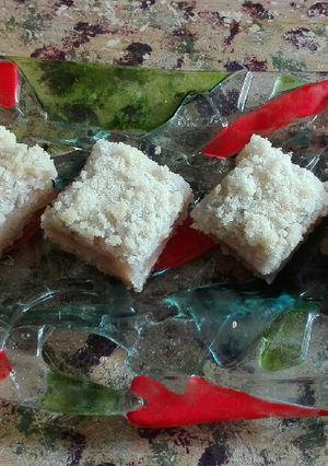 Una foto de Pastel de manzanas con crumble