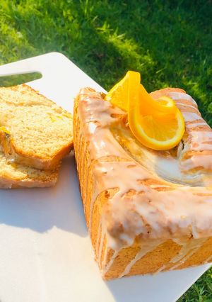 A picture of Banana and orange bread.