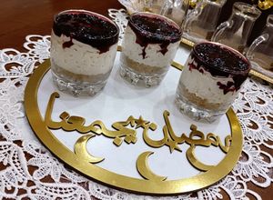 صورة لوصفة كؤوس التشيز كيك بالتوت 🫐