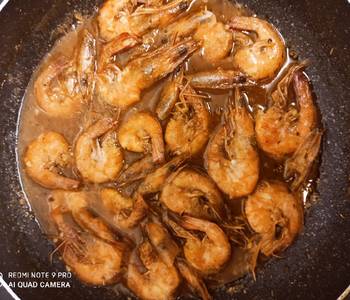 Without Fail Making Recipe Buttered garlic Prawn wsprite and hoisin sauce Very Delicious