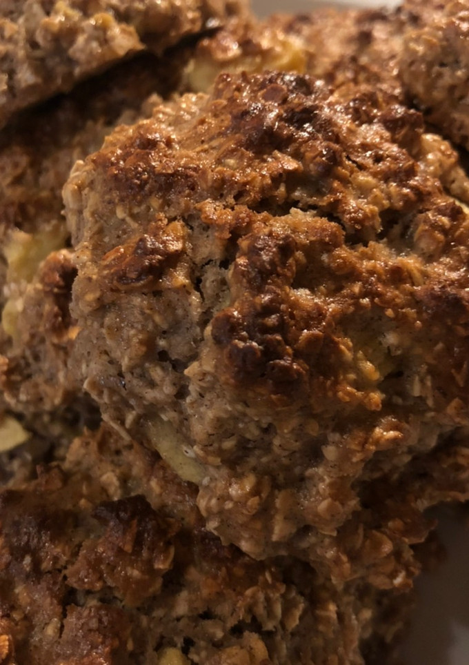 Una foto de Galletas de avena, manzana y canela