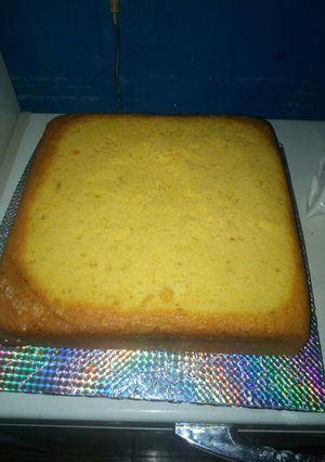 A picture of Nigeria plain cake recipe.