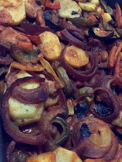 صورة لوصفة صينية خضار بالفرن ولا اسهل😍