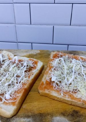 Foto resep Roti Tawar Pizza