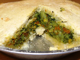 Super fácil tarta de brócoli y otros vegetales