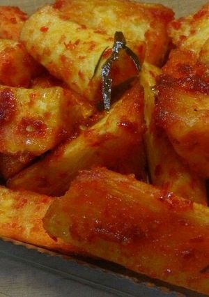 Foto resep Singkong Goreng Balado