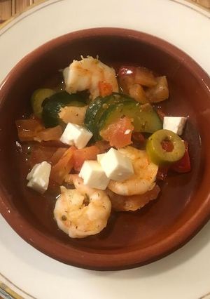 Una foto de CAMARONES 🍤 GRIEGOS