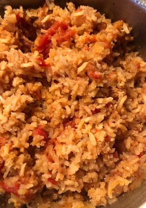 A picture of Spanish Rice (my way).
