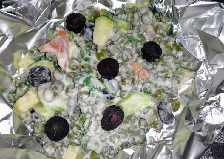 Steps to Prepare Super Quick Homemade Cholia hung curd salad