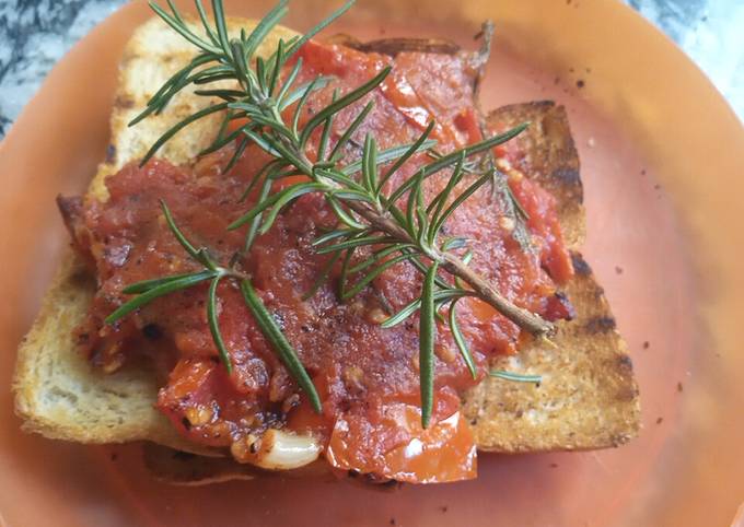 Recipe of Quick Tomato Toast