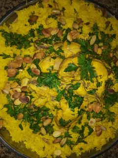 صورة لوصفة منسف على دجاج