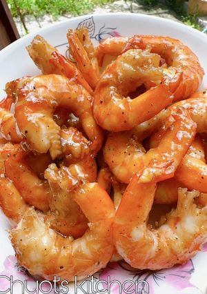 Hình của món Tôm sốt me.