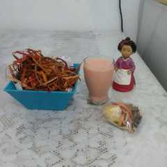 A picture of Wedang Uwuh Susu.