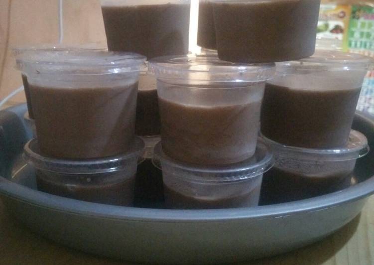 Puding silky chocolatos