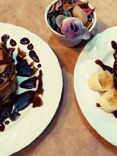 صورة لوصفة بان كيك سادة وبالموز