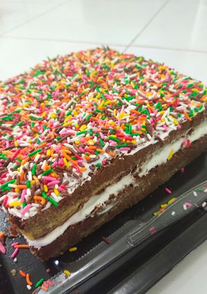 Foto resep Sponge cake coklat lembut anti gagal