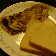 A picture of Mushroom Omlette.