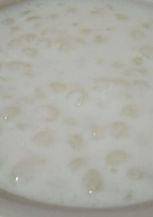A picture of Sabudana kheer.