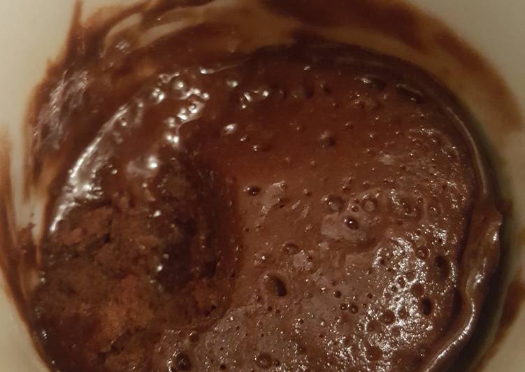 Comment pour Faire Parfait Cakemug au nutella