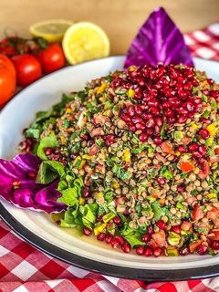 صورة لوصفة سلطة العدس